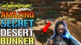 Cyberpunk 2077: Amazing SECRET Desert BUNKER! Filled With Skill Shards, A Sniper Rifle & Easter Egg