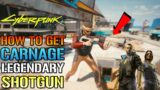 Cyberpunk 2077: Carnage Legendary Shotgun | How To Get It (Location & Guide)